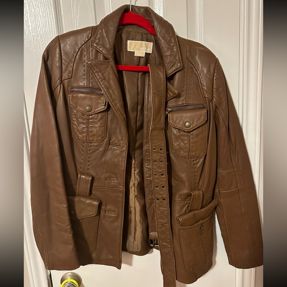 Michael Kors leather jacket